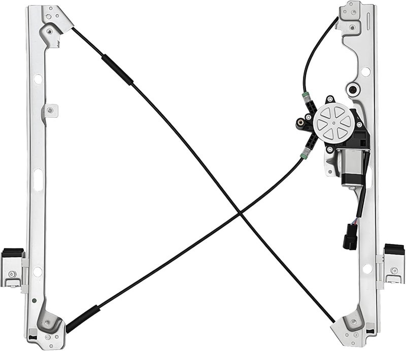 PZ 741-645 Front Passenger Side Power Window Regulator with Motor Compatible with Chevy Silverado Tahoe Suburban Avalanche, for Cadillac Escalade, for GMC Yukon, Yukon XL, Sierra, 2000-2006 - Image 1